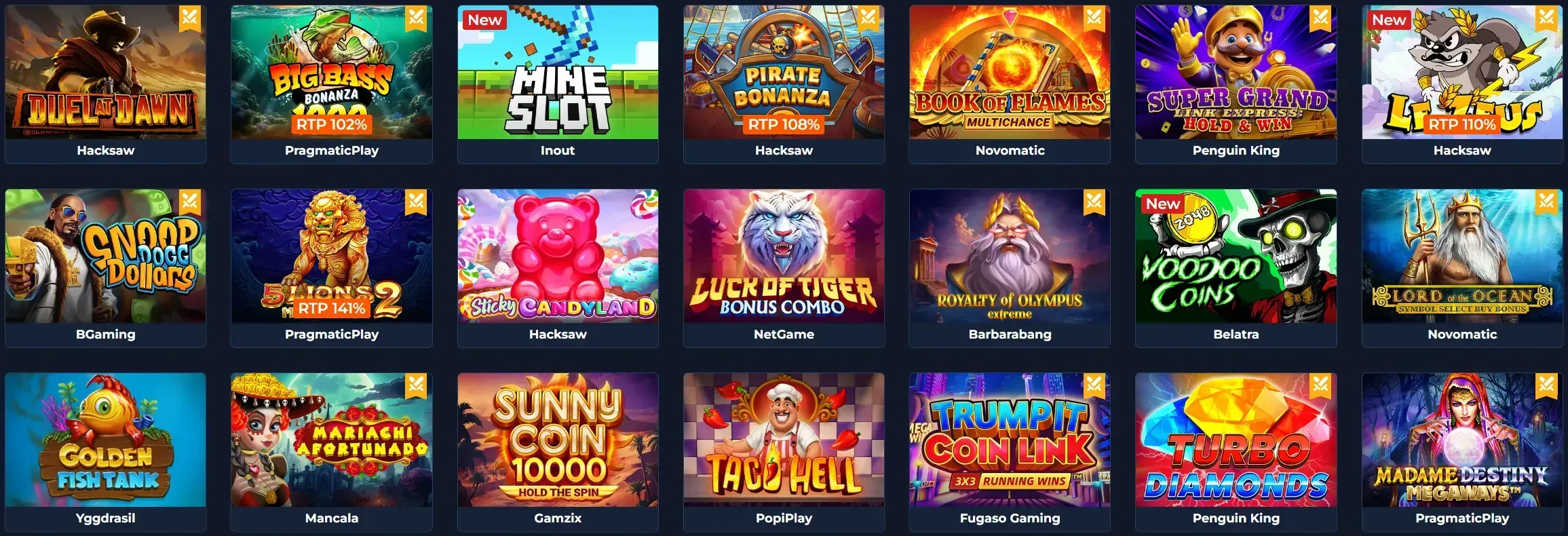Vibe Spins bonus buy games