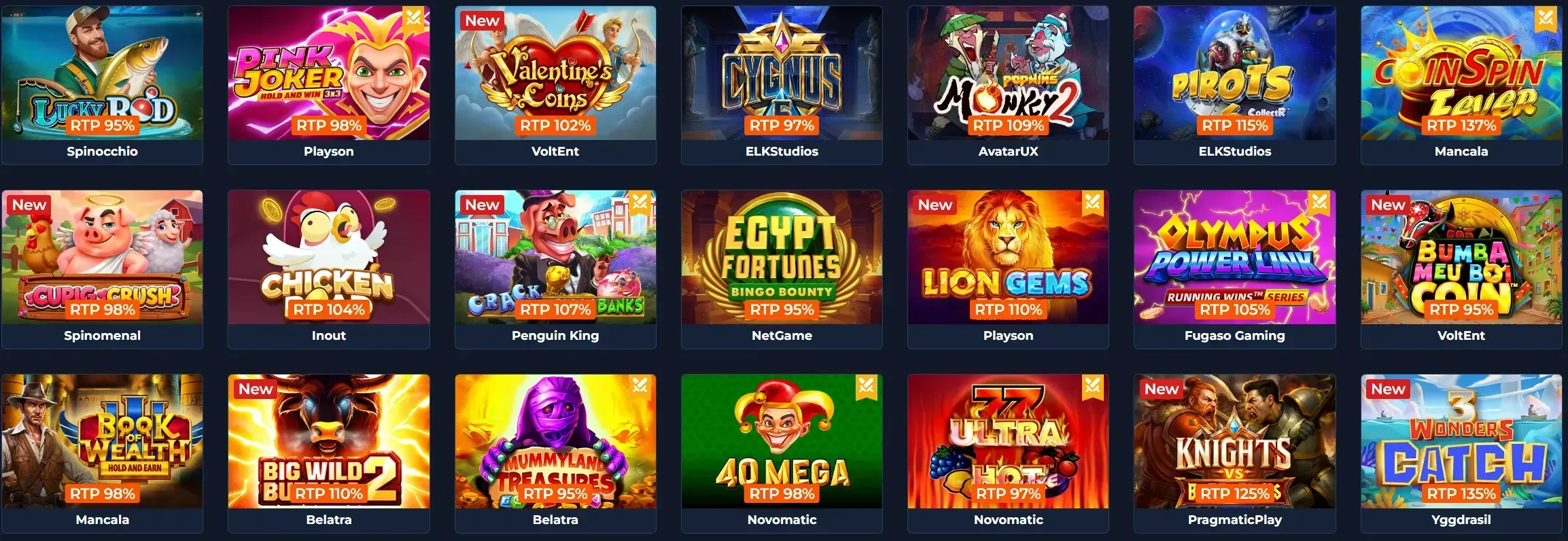 Vibe Spins hot games